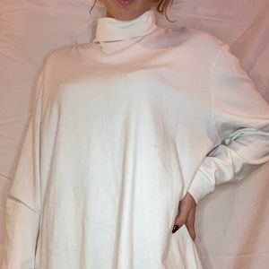 White turtleneck